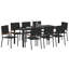 9 Piece Garden Dining Set Poly Rattan-1887602008