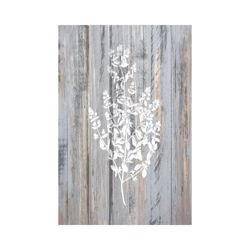 Botanical Wood II by Kimberly Allen - Print on Canvas, Wrapped Canvas, 45.72cm H x 30.48cm W x 1.91cm D