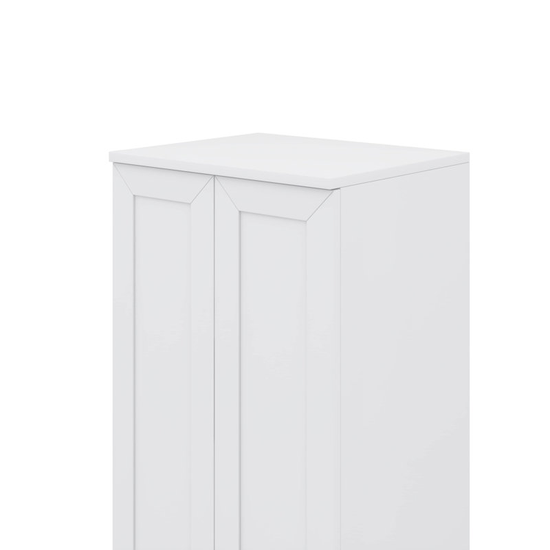 Armoire de rangement polyvalente 2 portes, Blanc