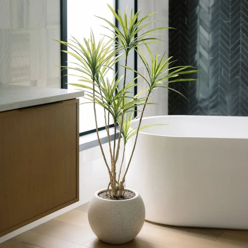 4' Artificial Dracaena Tree in Pot