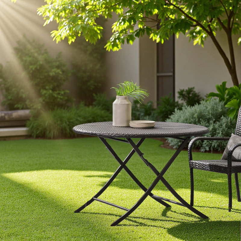 ROUND FOLDABLE DINING TABLE