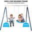 Ensemble de balançoires, balançoire d'extérieur, ensemble de balançoires en métal durable pour enfants pour la cour de jeu - Deux balançoires fonctionnelles pour le plaisir en plein air