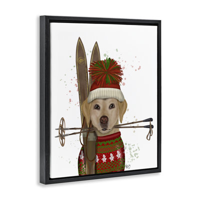 Art mural jaune sur toile jaune par Fab Funky