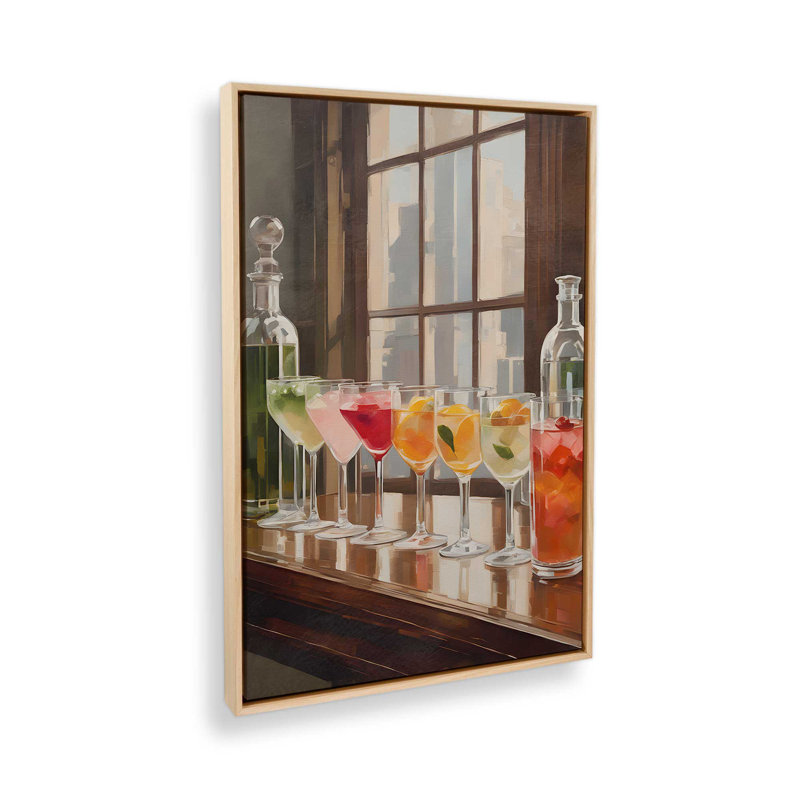 Après-midi, Érable américain, Impression encadrée sans passe-partout, H 30,75 po x l 20,75 po