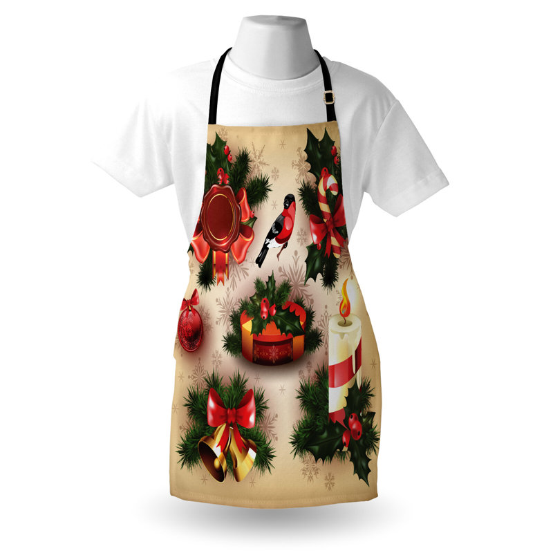 Christmas No Pattern Bib Apron
