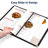 WeChef 30 Pack Menu Covers 8.5 x 14" Book Style Menu Holders 5 Pages 10 Views Restaurant Club Black-130784861-130784863