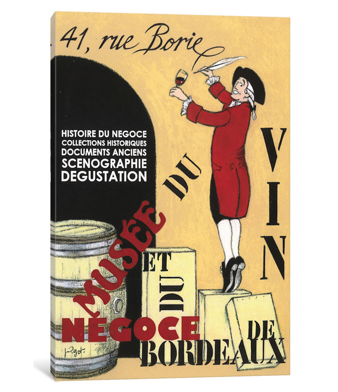 « ouverture day », affiche rétro sur toile, H 12 po x l 8 po x P 0,75 po, Pas de tapis, Toile tendue