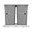 Rev-A-Shelf Double Pullout Trash Can 35 qt. for Kitchen -88568343-112965383