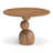 Erike Acacia Round Solid Wood Dining Table