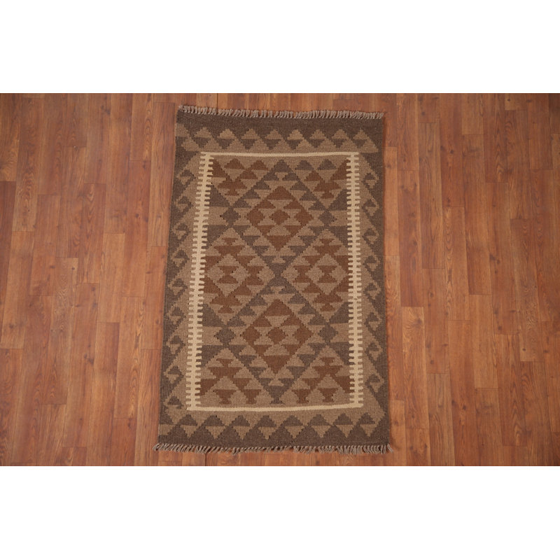 Geometric Kilim Oriental Area Rug 3x4