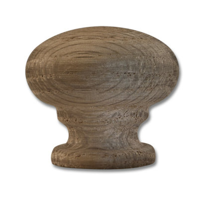Wood Unfinished 1-1/4" Round Knob
