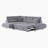 Addylan 107" 2- Piece Modern Upholstered Sectional