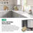 KRAUS Turino™ Drop-In Undermount Fireclay Single Bowl Kitchen Sink with Thick Mounting Deck in Gloss White-115184412