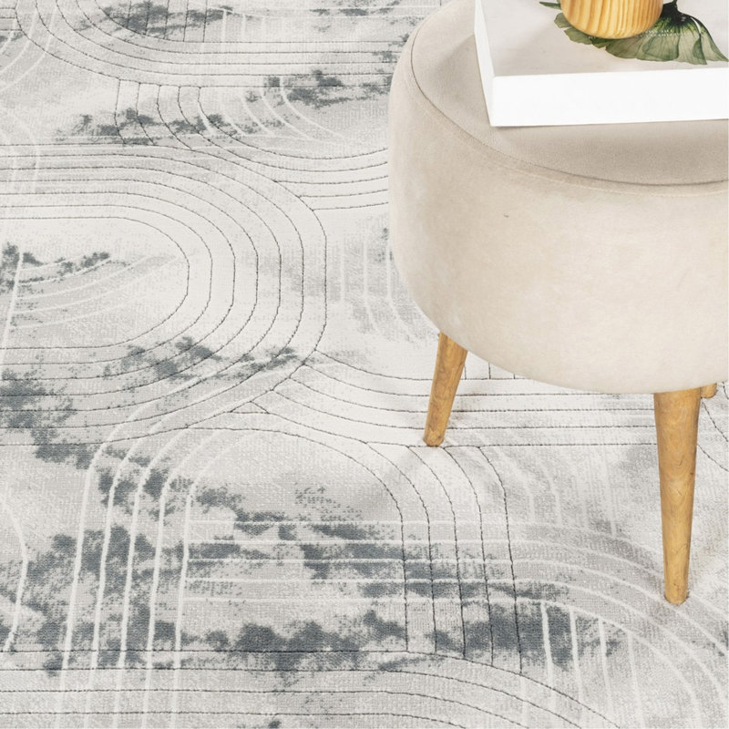 Pavillon de jardin gris 10 po X 10 pi 6 po Tapis, Rectangle 7 pi 10 po x 10 pi 6 po