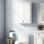 HOMCOM Wall Mounted Storage with Adjustable Shelves, Bathroom Wall Cabinet