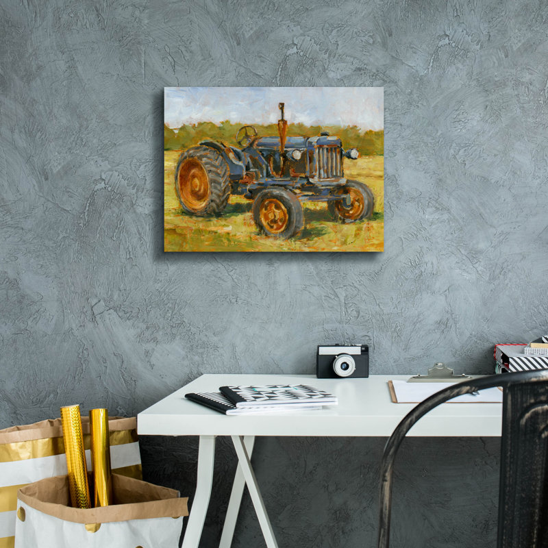 «August Rustic Tractors 3» par August Grove, H 12 po x l 16 po x P 0,75 po