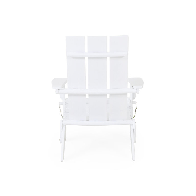 Chaise Adirondack pliable Zuma, Blanc