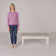 Jane Polyester Upholstered Storage Bench