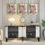 59'' Wide Rectangle Console With Reflective Strip-110432428