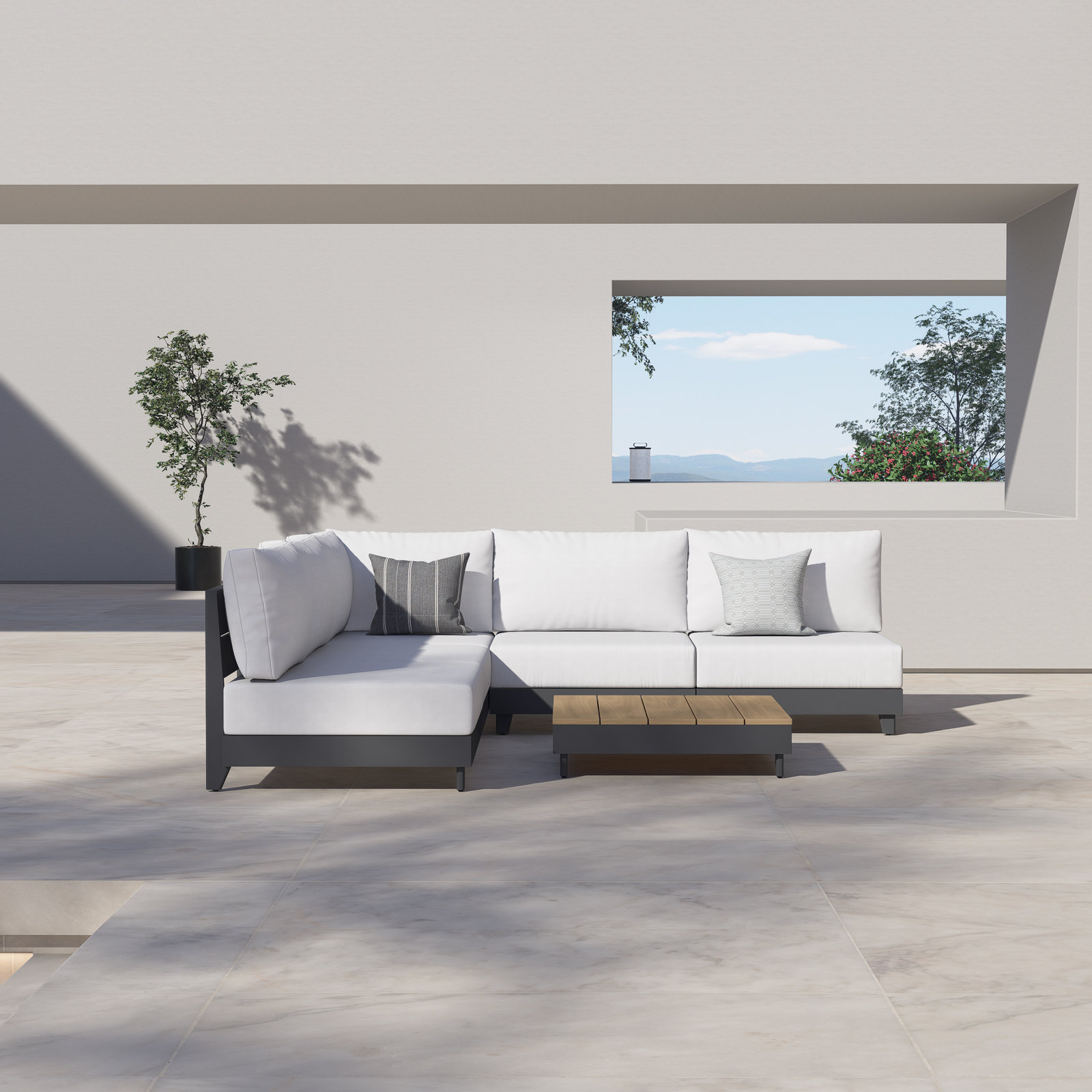Dez 6pc Multi-Chair Seating Sectional
