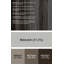 Art mural horizontal en taupe rayé blanc et métal gris-1137514494
