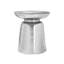 Table d'appoint en métal 20 po x 22 po, style moderne pour le salon et la chambre à coucher Table élégante - 22 po de hauteur, pièce de tambour comme table d'appoint ou de table de chevet