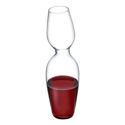 Carafe d'eau en cristal rouge ou blanc sans plomb 44 oz.