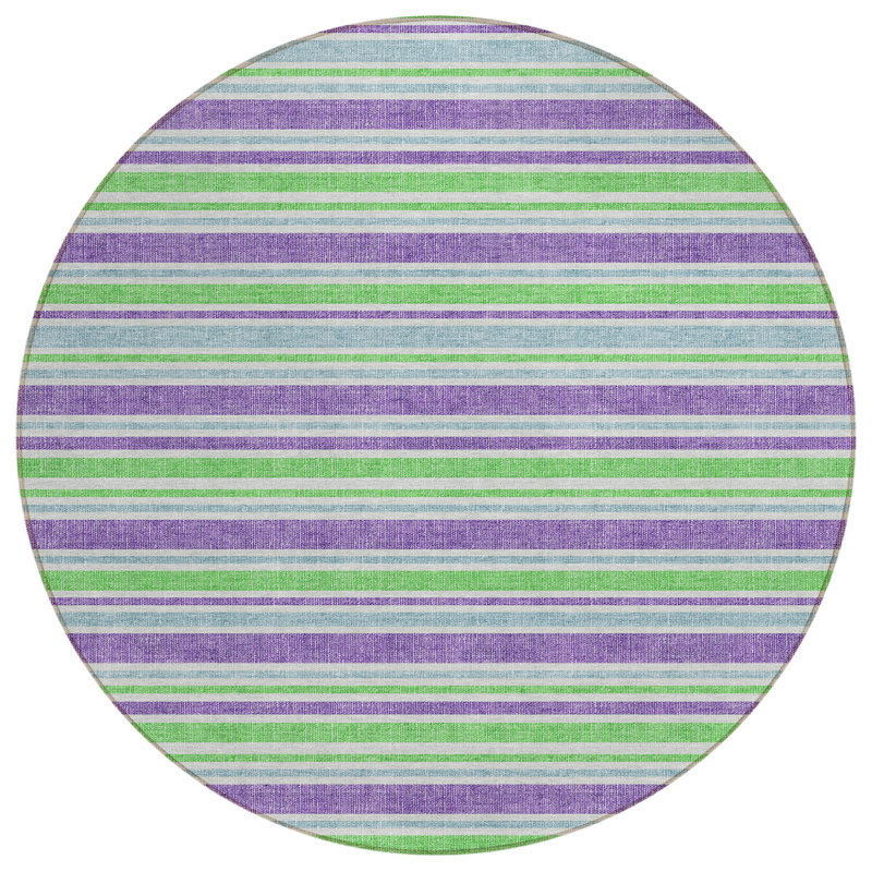 Tapis d'intérieur rond 8 po