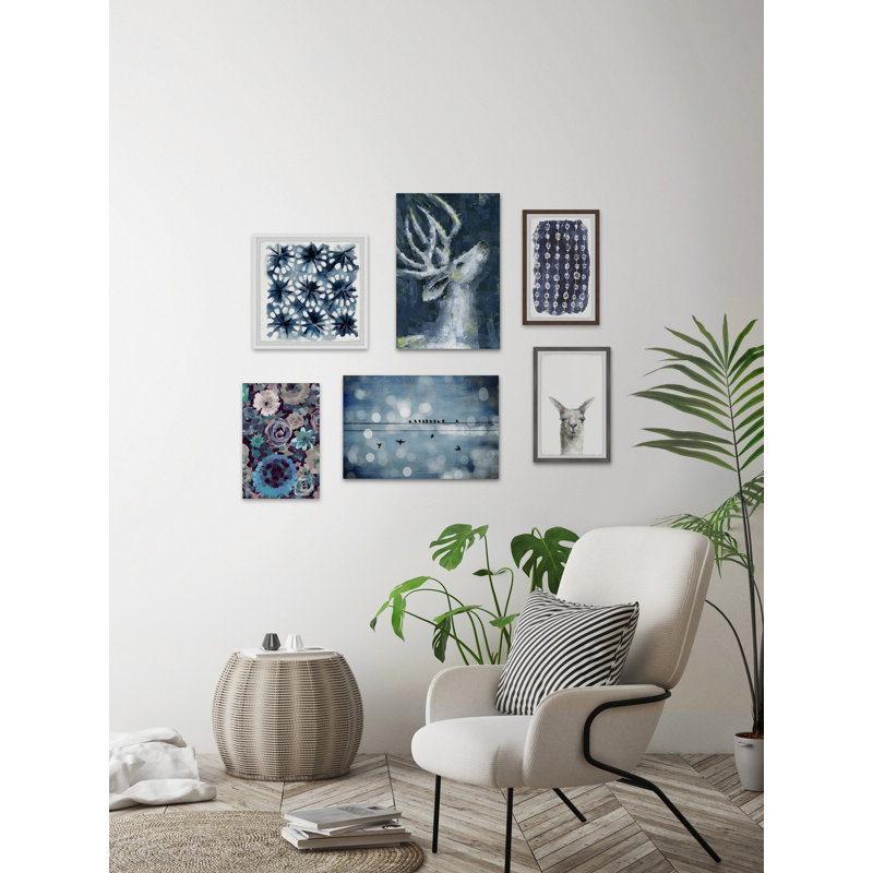 Sarahbella «Blue Dream II» Hexaptych
