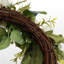 30cm Artificial Rose Wreath Blooming Front Door Decor