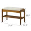 Banc de rangement en similicuir-1650765225