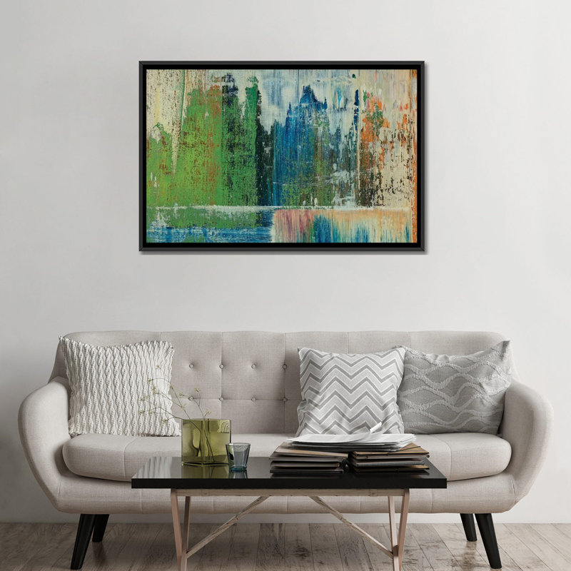 Under Under par Spencer Rogers - Impression sur toile tendue sur châssis, H 18 po x l 26 po x P 1,5 po, Toile avec cadre noir