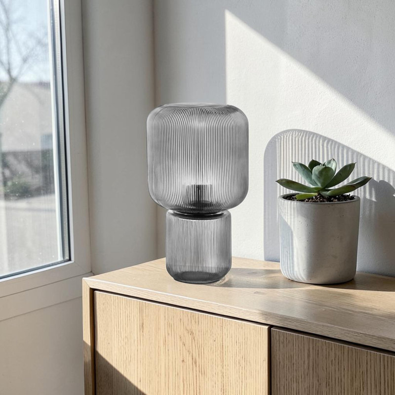 Verona Clear Glass Table Lamp