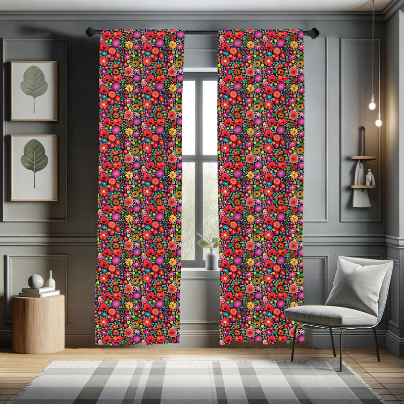 Semi Sheer Curtain Pair, 28"W x 84"L