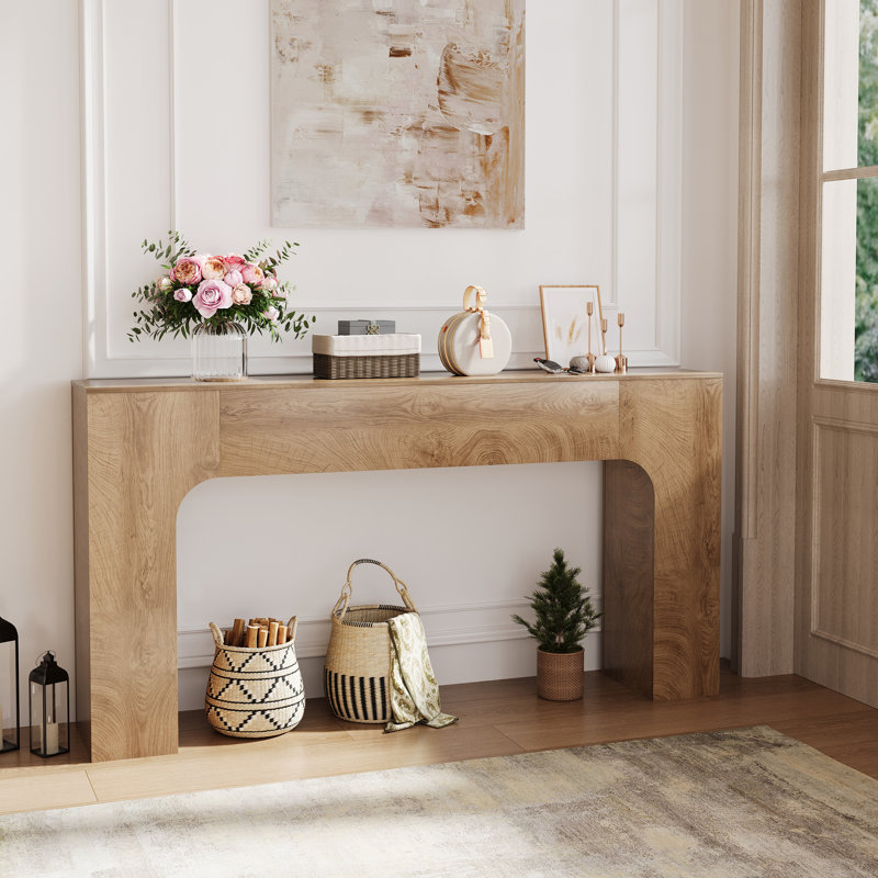 Console Table, Brown