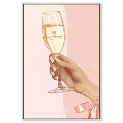 Toile «Toast to Glam» par Art Remedy