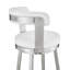 Tabouret de bar avec repose-pieds en métal et similicuir Annaliisa-580028826-580028827-580750904