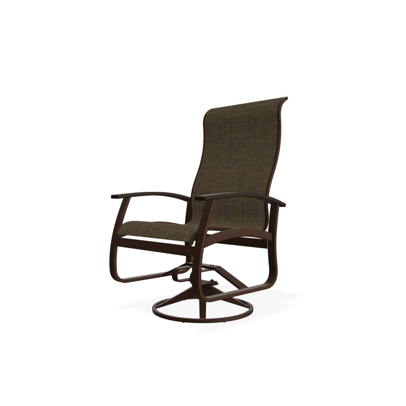 Belle Isle Outdoor Dining Chair, Kona, Beacon Taupe Sunbrella®