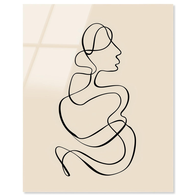 «Biomorphic Rhythm II», reproduction d'art acrylique par Art Remedy, H 36 po x l 30 po