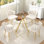 Round Glass Dining Table Set