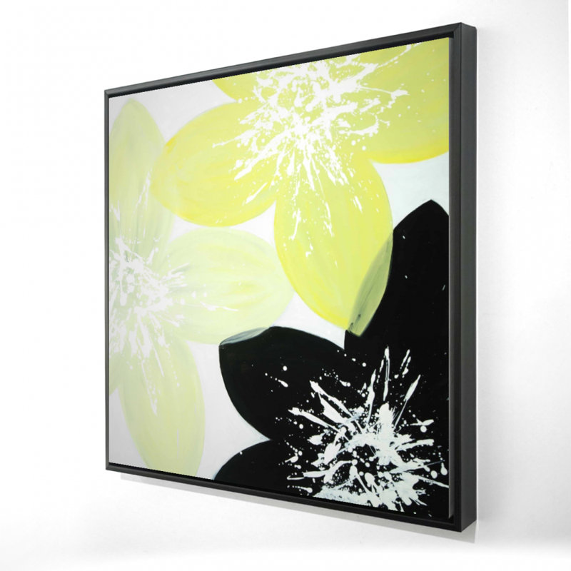 " Yellow Flowers With White Center "