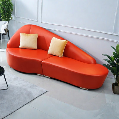 Chaises longues d'intérieur en similicuir Arc