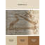 Tapis beige classique lavable à la machine Osnas Harp - reliure beige-1195213156