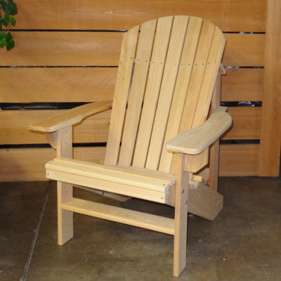 Chaise Adirondack en bois massif