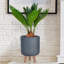 Honeycomb Style Cylinder Round Planter with Feet-379134895
