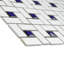 Carreau de mosaïque en porcelaine pour mur et plancher de 2 po x 2 po Spiral-1439382791