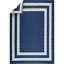 Tapis intérieur / extérieur bleu marine Aine-1004397910