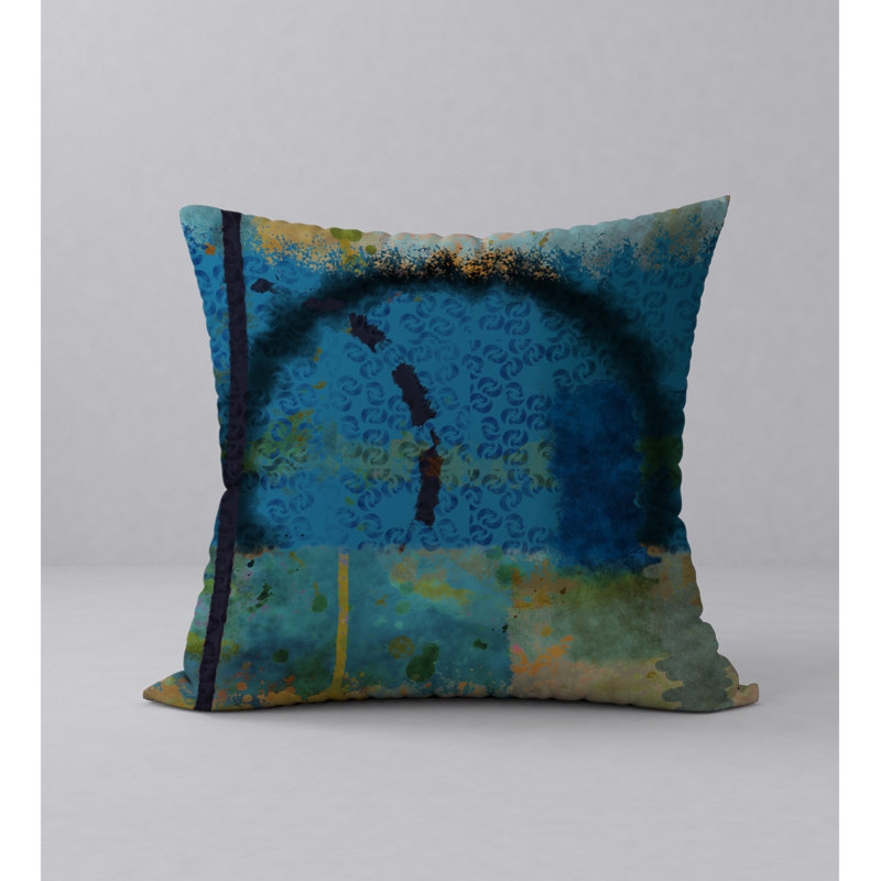 Abstract Throw Pillow, 20" x 20"
