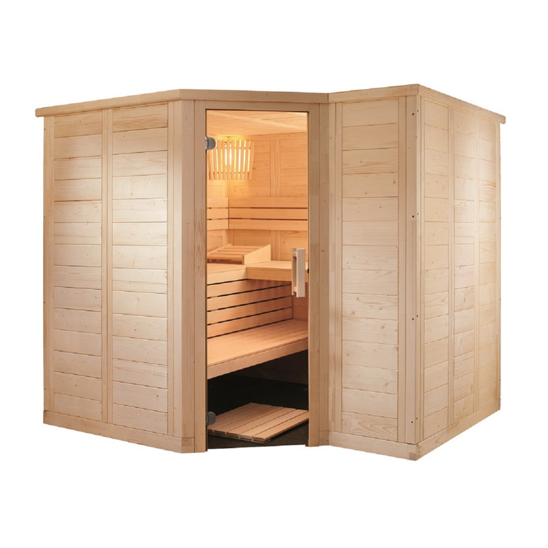 Union Rustic Houndsfield 1 - Person Traditional Steam Sauna in Spruce