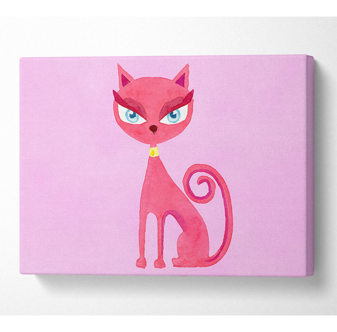 Posh Cat Pink - Druck